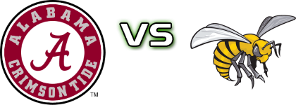 Alabama Crimson Tide - Alabama State Hornets head to head game preview and prediction