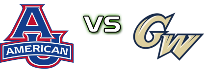 American University Eagles - George Washington Colonials head to head game preview and prediction