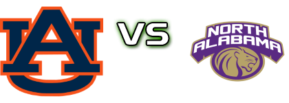 Auburn Tigers - North Alabama Lions head to head game preview and prediction