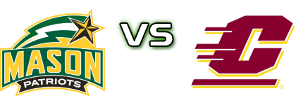 George Mason Patriots - Central Michigan Chippewas head to head game preview and prediction