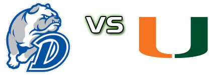 Drake Bulldogs - Miami Hurricanes head to head game preview and prediction