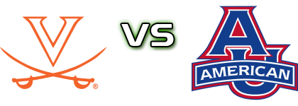 Virginia Cavaliers - American University Eagles head to head game preview and prediction