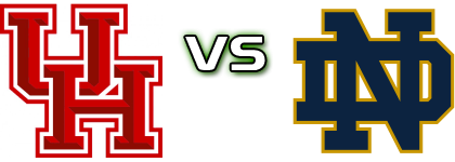 Houston Cougars - Notre Dame Fighting Irish head to head game preview and prediction