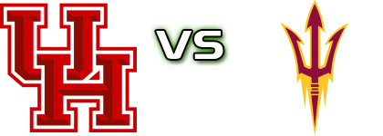 Houston Cougars - Arizona State Sun Devils head to head game preview and prediction