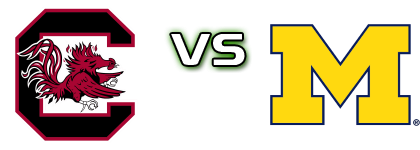 South Carolina Gamecocks - Michigan Wolverines head to head game preview and prediction