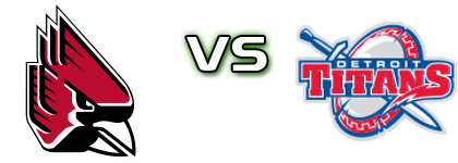 Ball State Cardinals - Detroit Titans head to head game preview and prediction