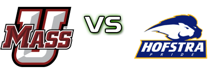 Massachusetts Minutemen - Hofstra Pride head to head game preview and prediction