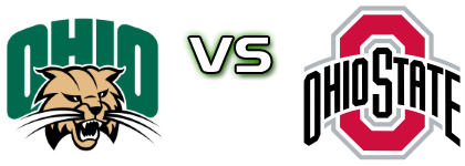 Ohio Bobcats - Ohio State Buckeyes head to head game preview and prediction