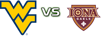 West Virginia Mountaineers - Iona Gaels head to head game preview and prediction