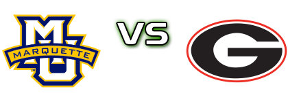 Marquette Golden Eagles - Georgia Bulldogs head to head game preview and prediction