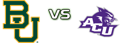 Baylor Bears - Abilene Christian Wildcats head to head game preview and prediction