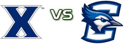 Xavier Musketeers - Creighton Bluejays head to head game preview and prediction