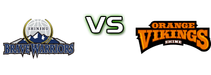 Shinshu Brave Warriors - Ehime Orange Vikings head to head game preview and prediction