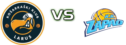 KK Larus - KK Zapad Zagreb head to head game preview and prediction