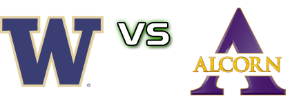 Washington Huskies - Alcorn State Braves head to head game preview and prediction