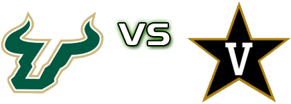 South Florida Bulls - Vanderbilt Commodores head to head game preview and prediction