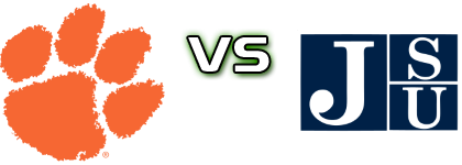 Clemson Tigers - Jackson State Tigers head to head game preview and prediction