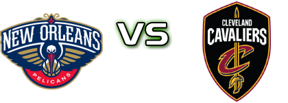 New Orleans Pelicans - Cleveland Cavaliers head to head game preview and prediction