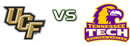 Central Florida Knights - Tennessee Tech Golden Eagles head to head game preview and prediction