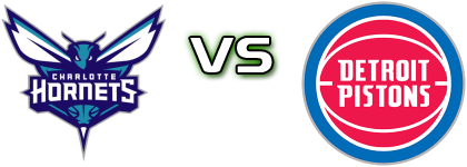 Charlotte Hornets - Detroit Pistons head to head game preview and prediction