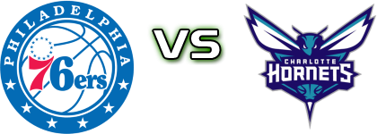 Philadelphia 76ers - Charlotte Hornets head to head game preview and prediction