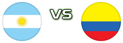 Argentina - Colombia head to head game preview and prediction