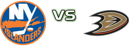 New York Islanders - Anaheim Ducks head to head game preview and prediction