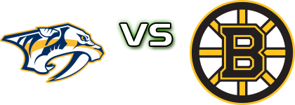 Nashville Predators - Boston Bruins head to head game preview and prediction