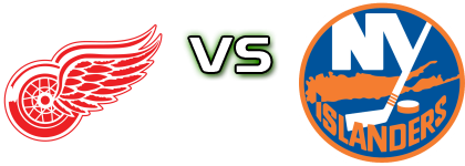 Detroit Red Wings - New York Islanders head to head game preview and prediction