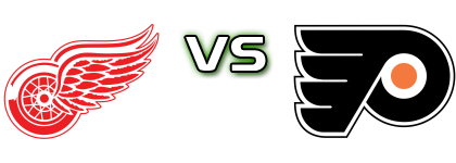 Detroit Red Wings - Philadelphia Flyers head to head game preview and prediction