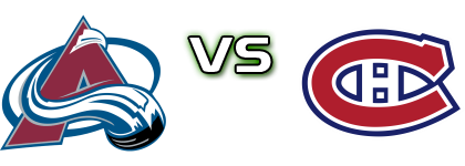 Colorado Avalanche - Montréal Canadiens head to head game preview and prediction