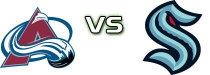 Colorado Avalanche - Seattle Kraken head to head game preview and prediction