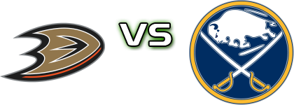 Anaheim Ducks - Buffalo Sabres head to head game preview and prediction