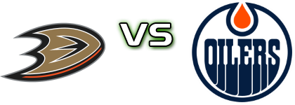 Anaheim Ducks - Edmonton Oilers head to head game preview and prediction