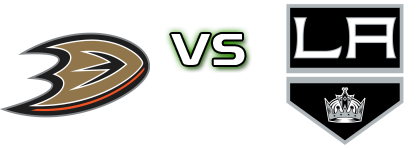 Anaheim Ducks - Los Angeles Kings head to head game preview and prediction