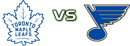 Toronto Maple Leafs - St. Louis Blues head to head game preview and prediction