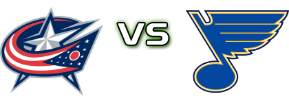 Columbus Blue Jackets - St. Louis Blues head to head game preview and prediction