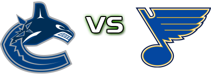 Vancouver Canucks - St. Louis Blues head to head game preview and prediction