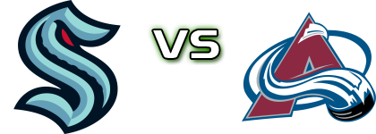 Seattle Kraken - Colorado Avalanche head to head game preview and prediction