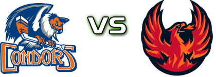 Bakersfield Condors - Coachella Valley Firebirds head to head game preview and prediction