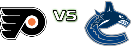 Philadelphia Flyers - Vancouver Canucks head to head game preview and prediction