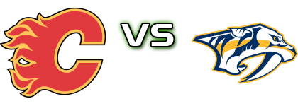 Calgary Flames - Nashville Predators head to head game preview and prediction