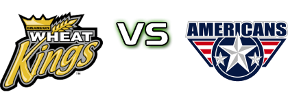 Brandon Wheat Kings - Tri-City Americans head to head game preview and prediction