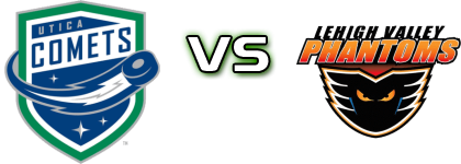 Utica Comets - Lehigh Valley Phantoms head to head game preview and prediction