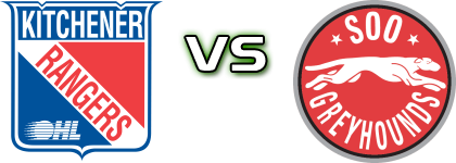 Kitchener Rangers - Sault Ste Marie Greyhounds head to head game preview and prediction