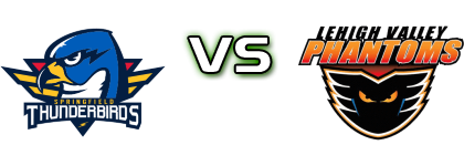 Springfield Thunderbirds - Lehigh Valley Phantoms head to head game preview and prediction