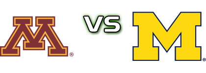 Minnesota Golden Gophers - Michigan Wolverines head to head game preview and prediction