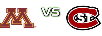 Minnesota Golden Gophers - St. Cloud State Huskies head to head game preview and prediction