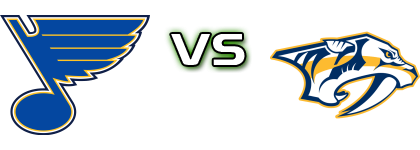 St. Louis Blues - Nashville Predators head to head game preview and prediction