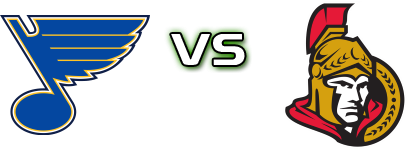 St. Louis Blues - Ottawa Senators head to head game preview and prediction